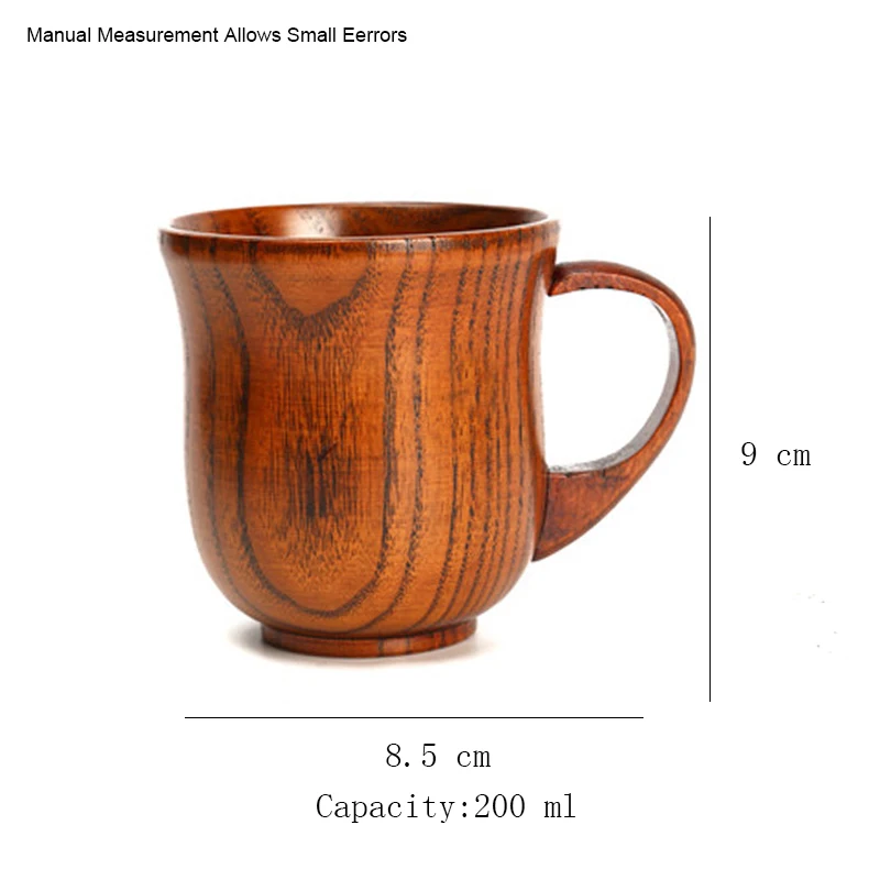 200 мл винтажная деревянная чашка японская термостойкая кофейная кружка на