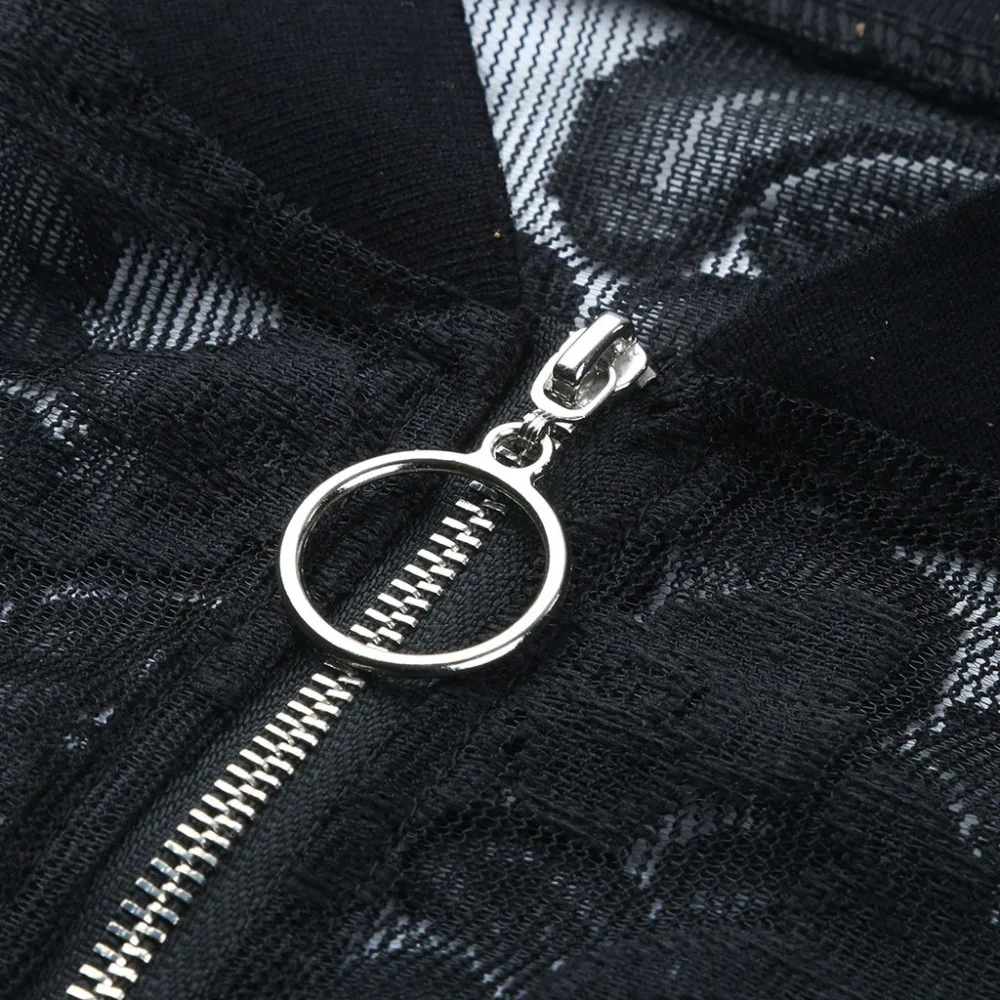 Модные женские черные куртки с принтом весенне-летние топы Свободный