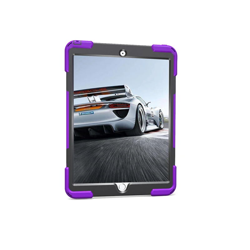 Вращающаяся на 360 градусов силиконовая жесткая задняя крышка для Apple iPad Pro 10 5 2017