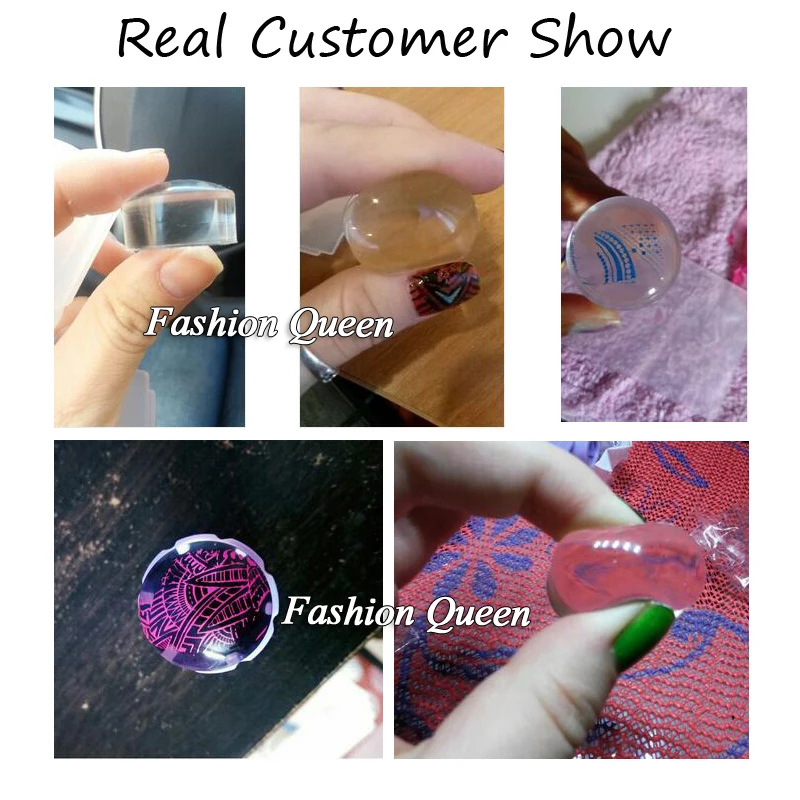 1 шт. силиконовая головка для стемпинга ногтей 2 8 см|stamping head|clear jelly nail stampersjelly stamper |