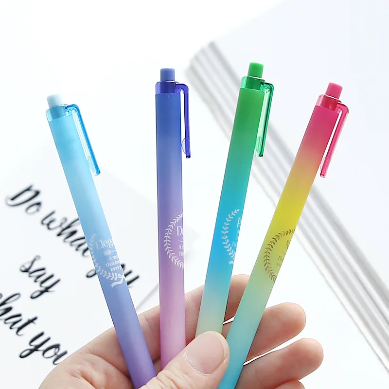 6 шт. гелевая ручка звездное небо радужные цвета Авроры черные чернила 0 5 мм