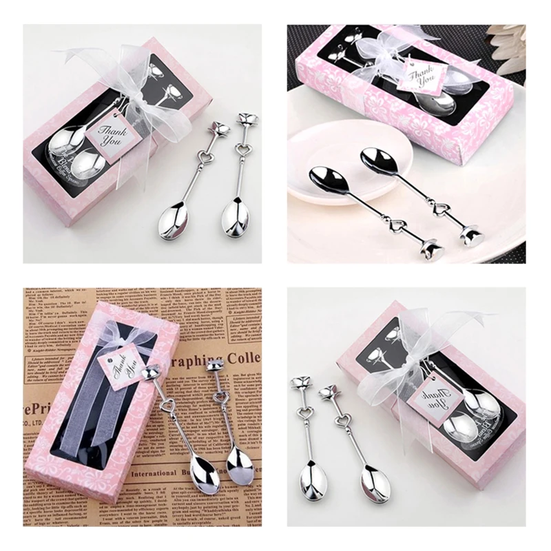 1 пара ложка из нержавеющей стали для чая и кофе | Дом сад