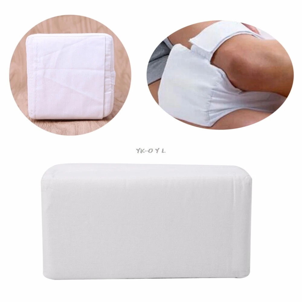 

1Pc White Foam Knee Leg Pillow With Adjustable Removable Strap Ear Plug For Sleeping Protect Knee Cushion High Quality