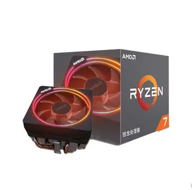 Процессор amd ryzen 7 2700X cpu 3,7 ГГц Восьмиядерный 16-резьбовой 105 Вт TDP processador разъем AM4 настольный с герметичной коробкой вентилятор радиатора