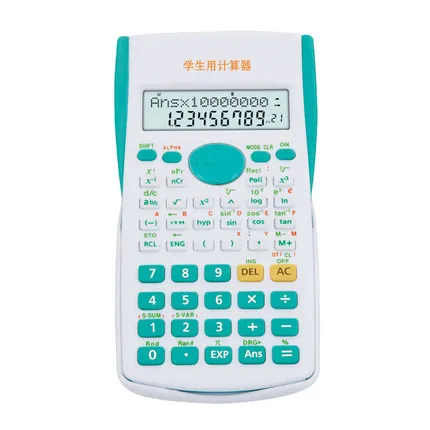Красочные научный калькулятор 2 линии Дисплей студенческий экзамен Calculadora Cientifica