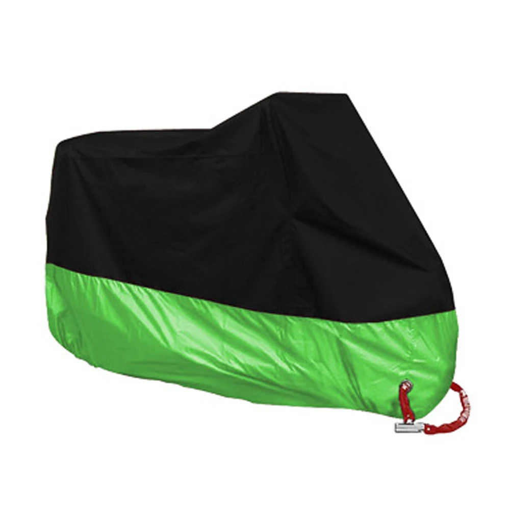 Green HEROBIKER велосипедная крышка мотоциклетная крышка Водонепроницаемая мото Пылезащитная УФ защитная уличная мотоциклетная скутер дождевик 9 цветов - Цвет: Green