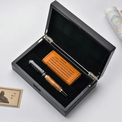 Ручка перьевая из бамбука 0 7/1 2 мм в оригинальной коробке|fountain pen|nib fountain peniridium nib pen