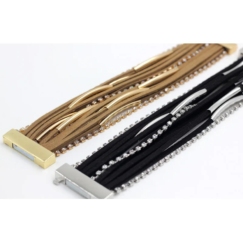 Ювелирные изделия VONNOR женский модный многослойный браслет цепочка для