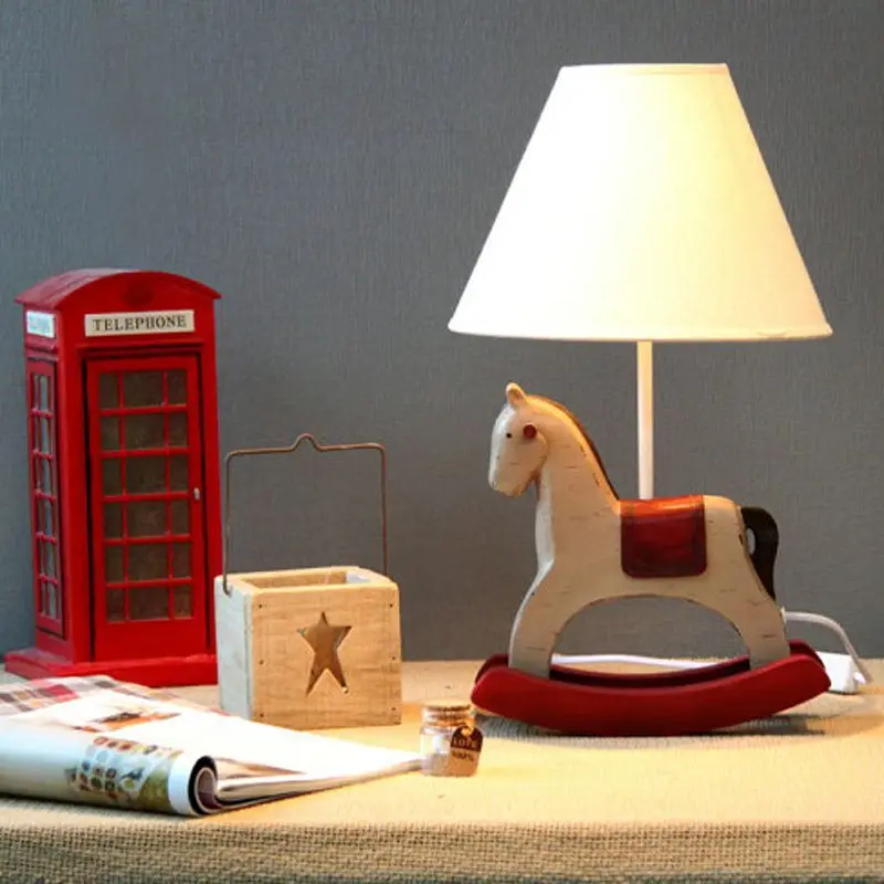Настольная лампа для детской комнаты с милыми мультяшными мотивами винтажные