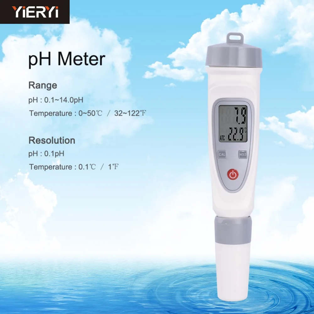 Измеритель ph yieryi портативный точный тестер 0 14 3 шт.|Измерители pH| |