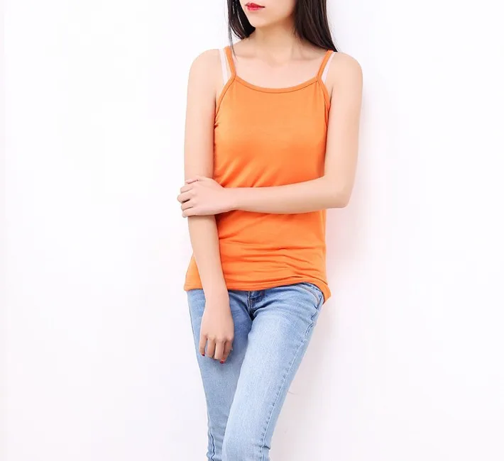 Jinsen Aite, L-6XL размера плюс, женские топы, камзол для отдыха, майки, модная Классическая футболка, одноцветная эластичная хлопковая Модальная майка JS370