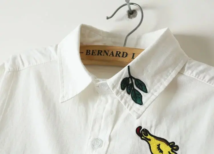 Женская рубашка с длинным рукавом Повседневная Блузка отложным воротником и