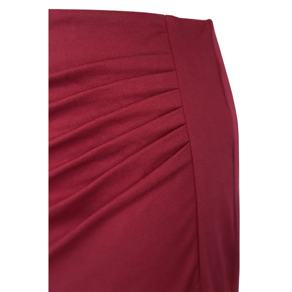 Женская юбка-карандаш с завышенной талией Повседневная облегающая юбка для