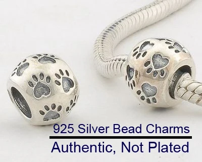 DIY Подходит для Пандора амулеты Браслеты 100% Стерлинговое Серебро 925 пробы
