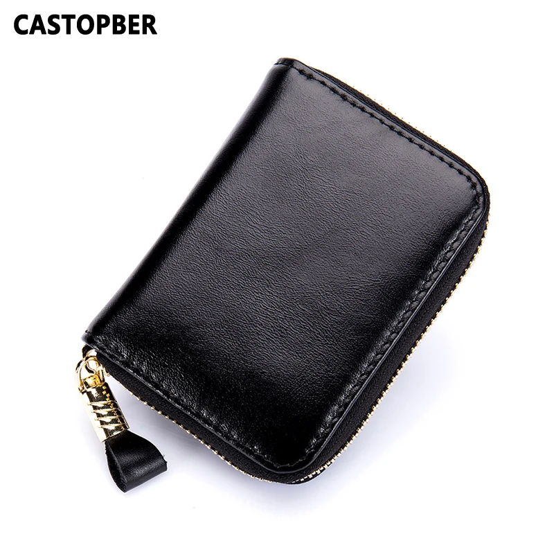 RFID Блокировка кредитного органа Держатель для карт женский Чехол корова