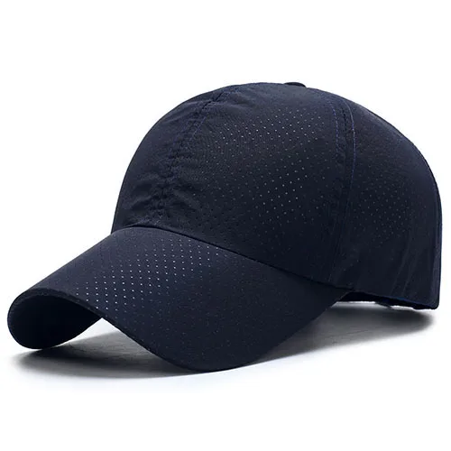 TACVASEN бейсболка Мужская Летняя быстросохнущая Солнцезащитная Сетка Snapback легкие тактические шапки модные кепки TD-YD-01 - Цвет: Dark Blue