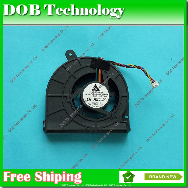 

New Laptop CPU cooling fan for Asus EeeBox B202 fan 7M2E BDB05405HHB DC5V 0.36A 4wires BDB05405HHB-7M2E cooler