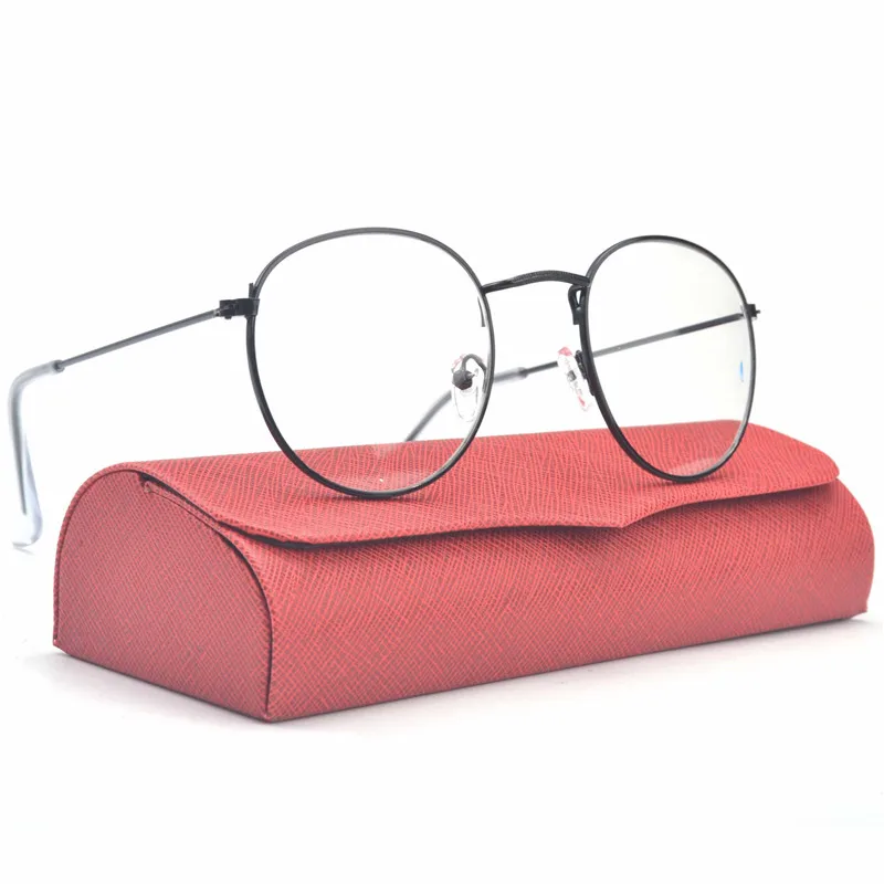 MINCL/2018 новые ретро круглые очки Рамка Женский Мужской Близорукость Мода