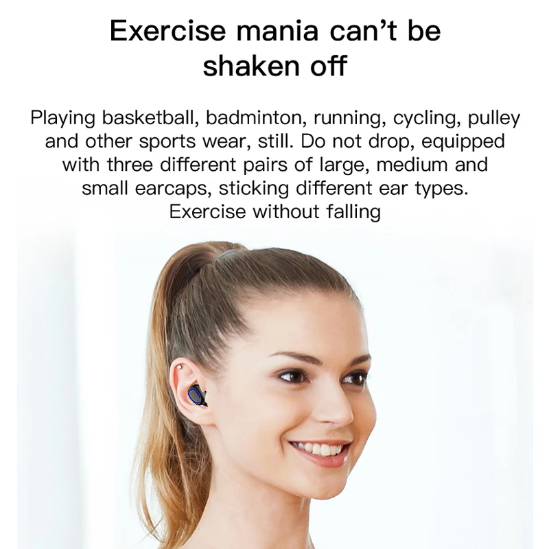 Tws, Bluetooth наушники, беспроводные наушники, наушники, Bluetooth, наушники, Fones de Ouvido, Handsfree, спортивные наушники с шумоподавлением
