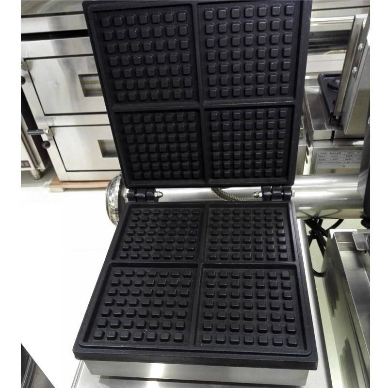 

110V 220V Non-stick Electric Waffle Machine Multifunctional Commercial Square Muffin Waffle Baking Machine EU/AU/UK/US Plug