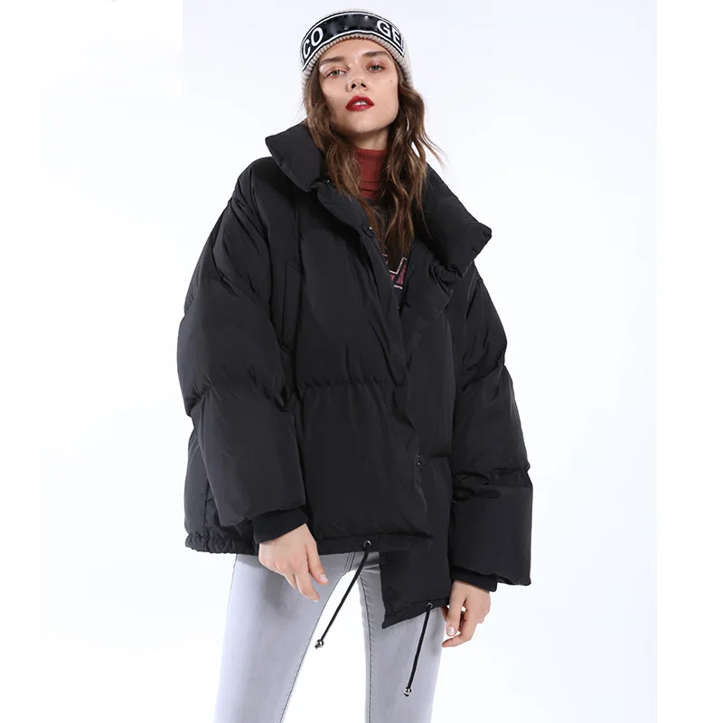 

Winter Parka Women 2019 Female White Duck Down Jacket Thick Warm Loose Winter Jacket Coat Women Down Parkas Plus Size Overcoat