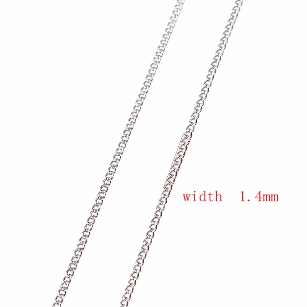 5 ярдов/упаковка кубинские Звенья из нержавеющей стали|necklace jewelry|fashion jewelryjewelry fashion