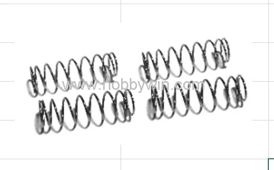 HBX part 24009 Shock Spring 4 шт. для 1/24 масштабные радиоуправляемые модели багги