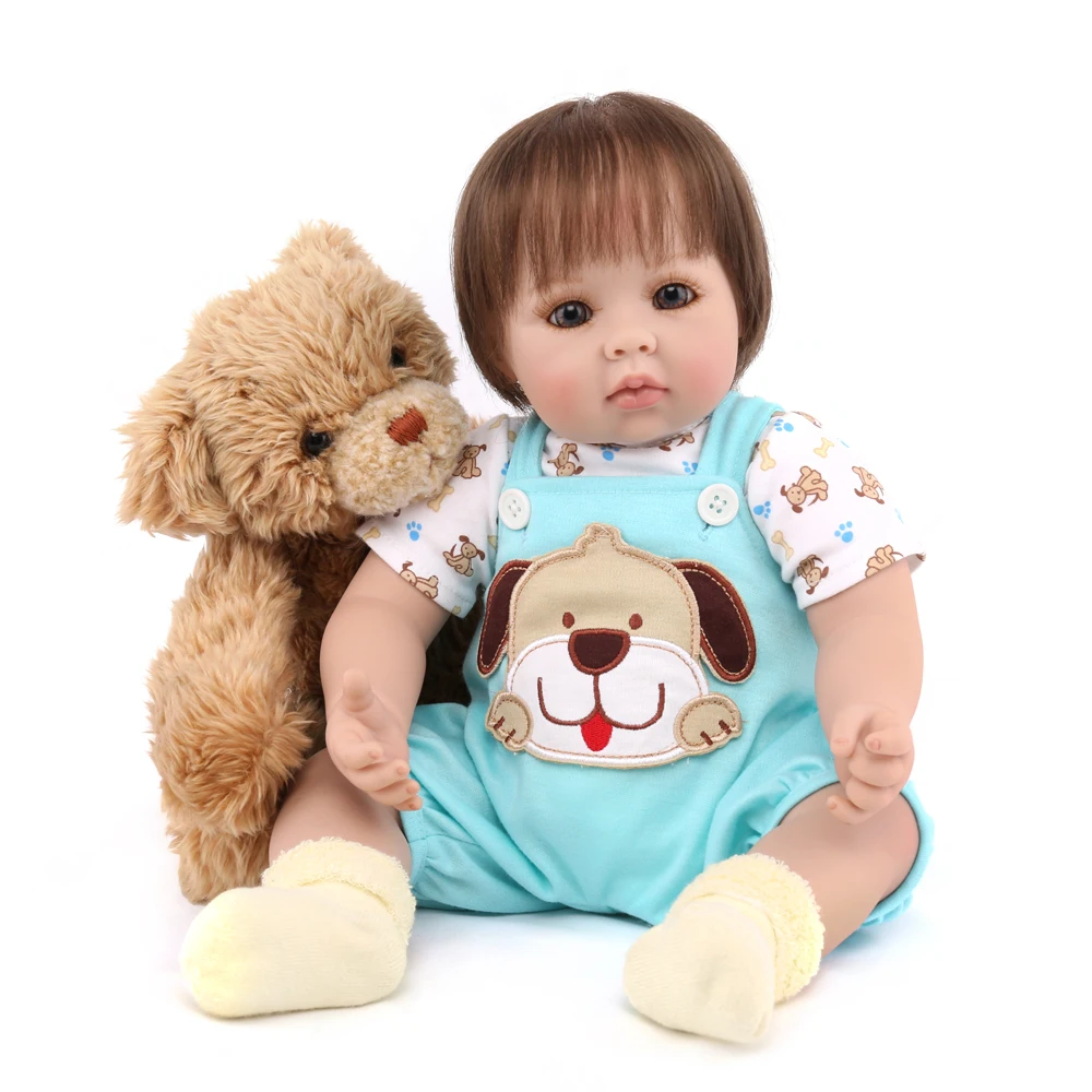Кукла реборн NPKDOLL Реалистичная силиконовая кукла младенец 50 см|silicone reborn|bebe rebornboneca