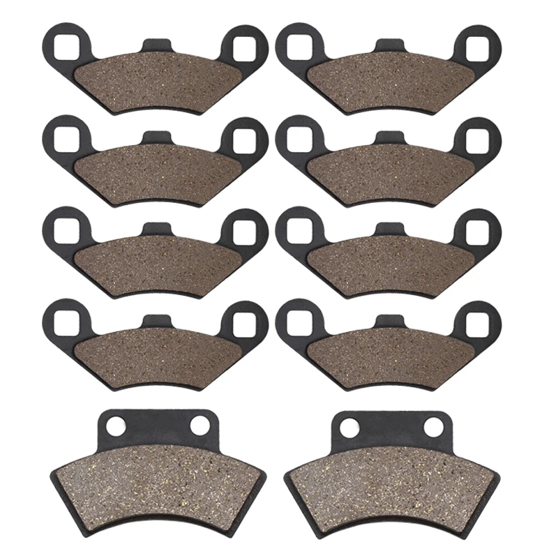 

Cyleto Motorcycle Front and Rear Brake Pads for POLARIS 425 Magnum 425 6x6 1996-1997