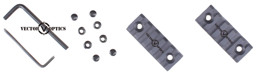 Векторная Оптика Тактический KEYMOD 4 дюймов Бесплатная поплавок Handguard Пикатинни