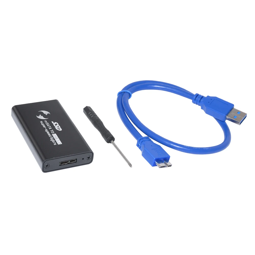 Внешний портативный накопитель SSD mSATA на USB 3 0 2 5 дюйма Гбит/с|Корпус жесткого