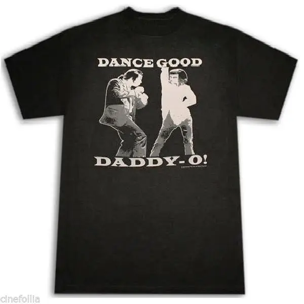 

T-shirt Pulp Fiction "Dance good" maglia Uomo ufficiale film Tarantino Cool Short Sleeve Men T Shirt 100% Cotton