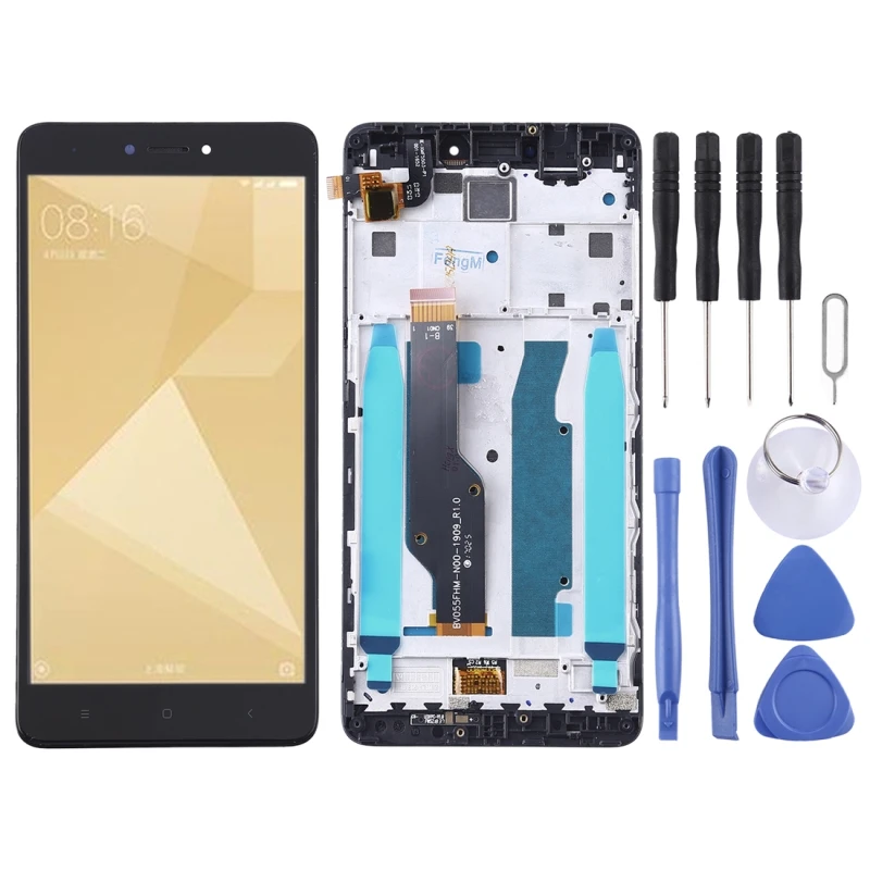 

Высококачественный ЖК-экран и дигитайзер в сборе с/без рамки для Xiaomi Redmi Note 4X