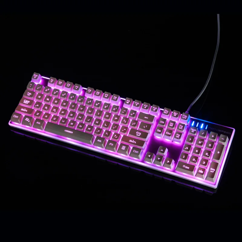 Тонкая профессиональная игровая USB клавиатура Motospeed K11 геймерская Игровая Teclado с