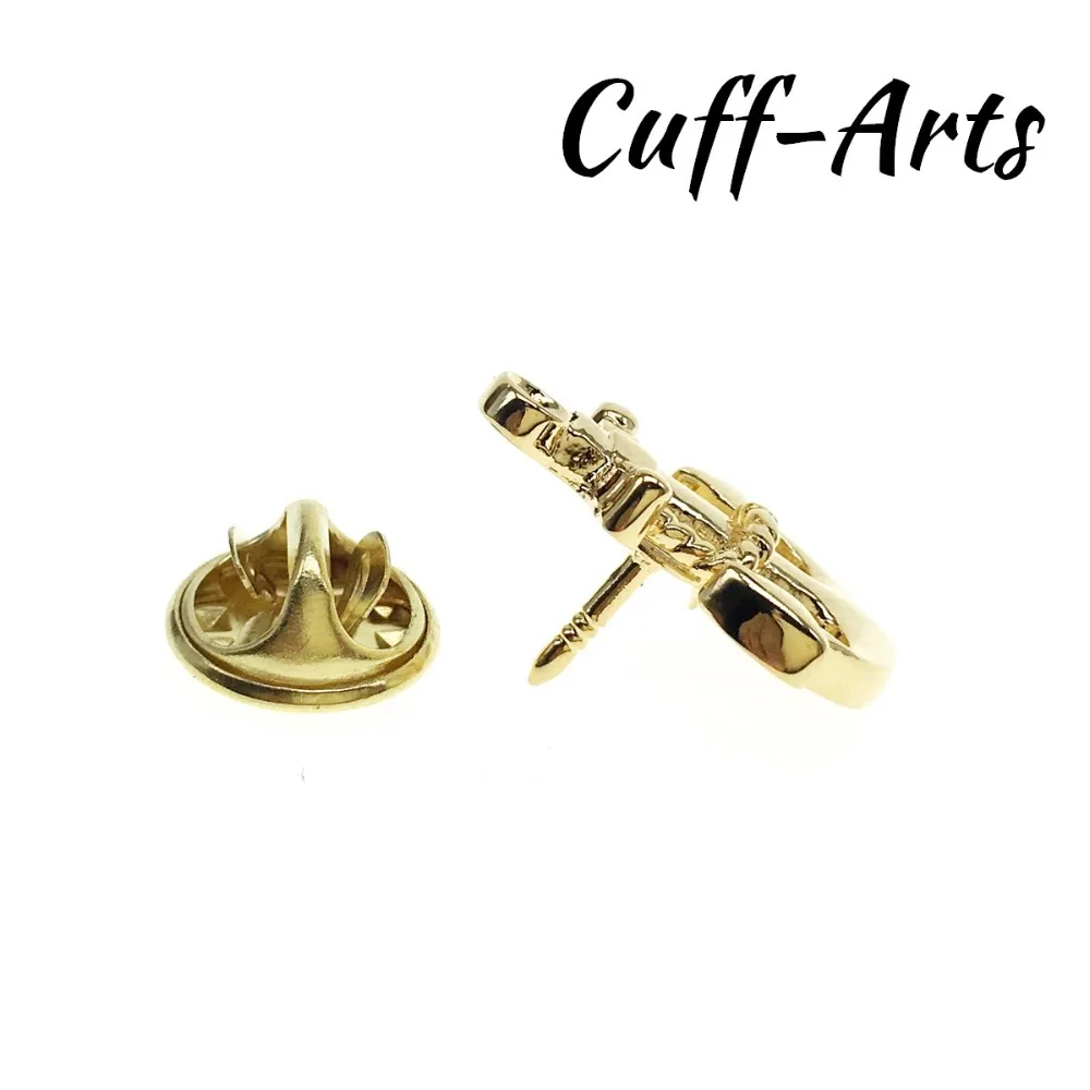 Запонки отворот булавка для мужчин морской якорь цепи нагрудные значки брошь