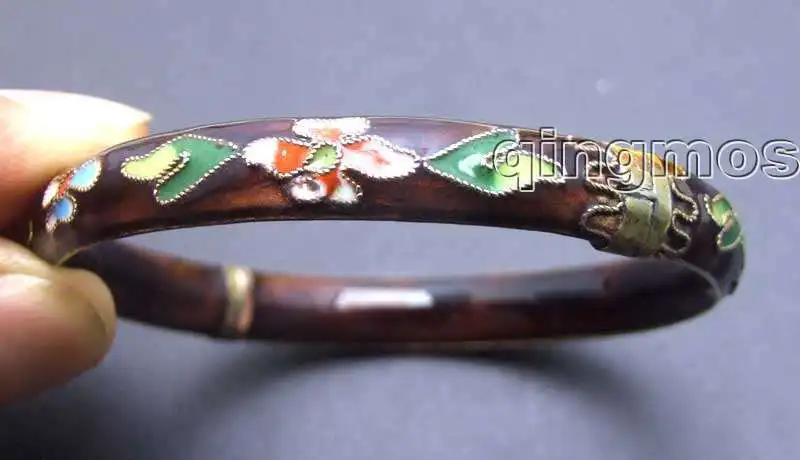 Красивый! Ручной работы Китай Особенности фиолетовый перегородчатой эмаль