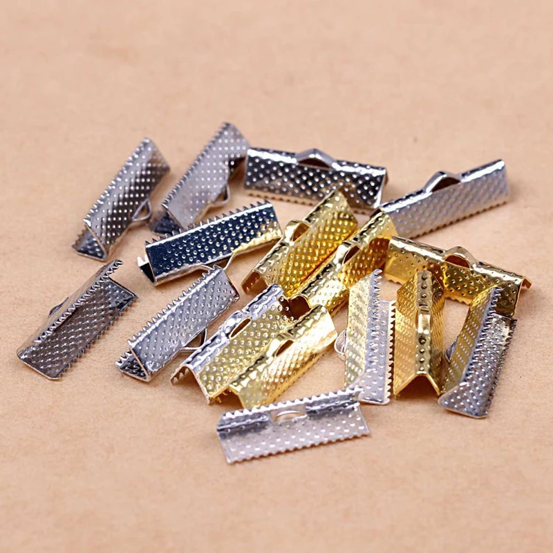 Концевые зажимы для браслетов и зажимов 50 шт./лот застежки-застежки шнура кожаных