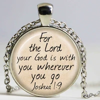 2017 top quality christian jewelry inspirational jesus necklace steel chain necklace faith bible necklaces pendants