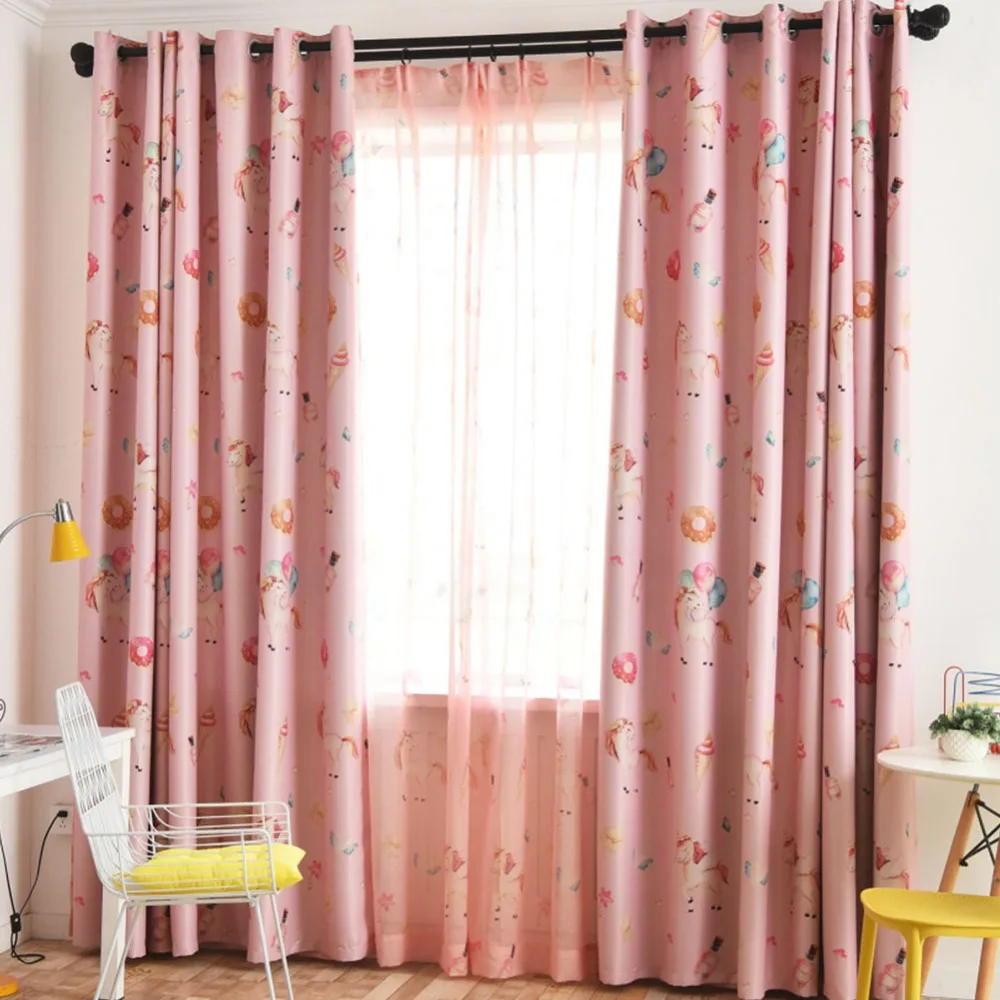 NAPEARL затемненные шторы современные для спальни универсальные тюлевые Мультяшные