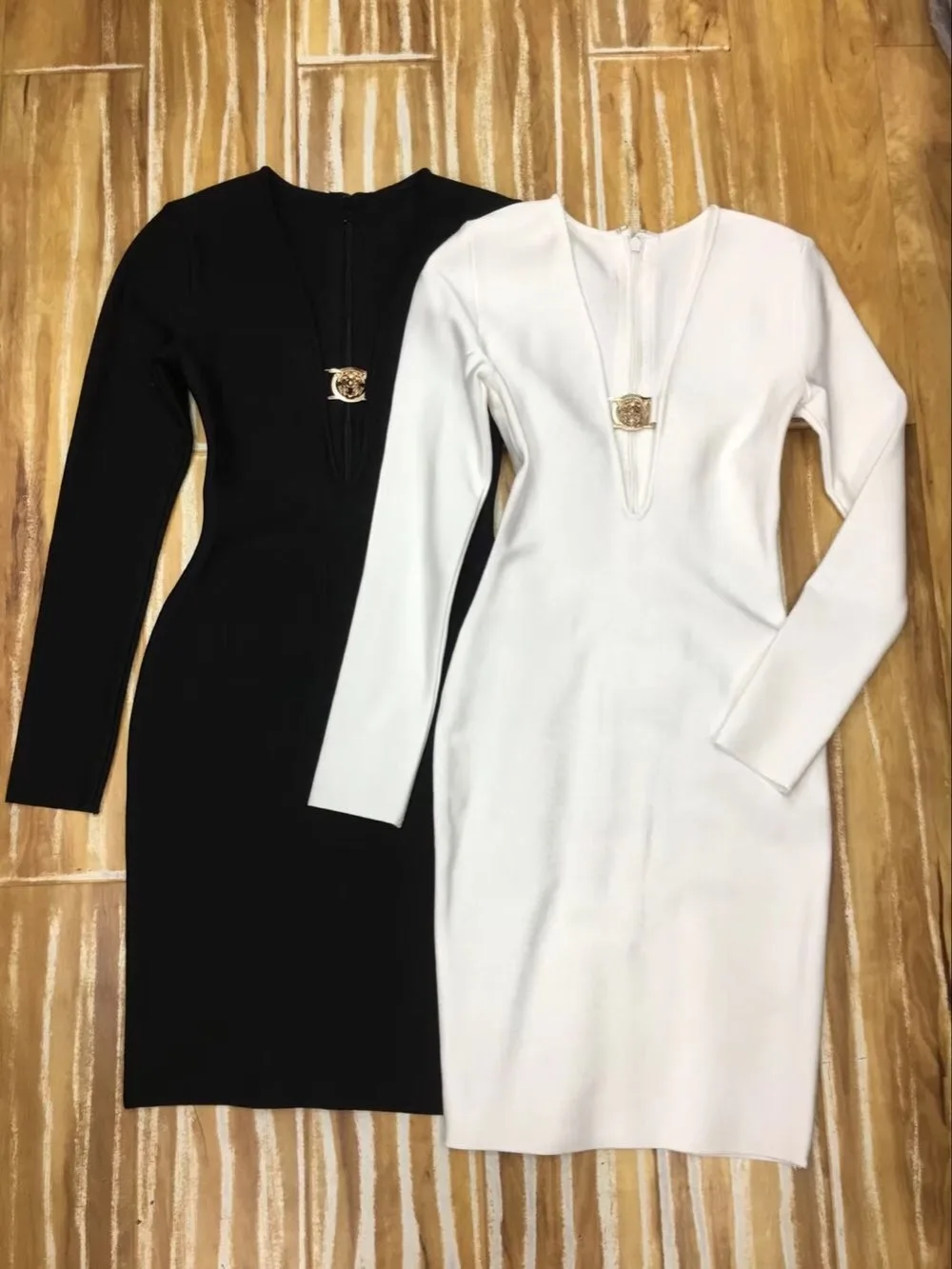 Высокое качество 2018 новый черный белый по колено женский элегантный сексуальный