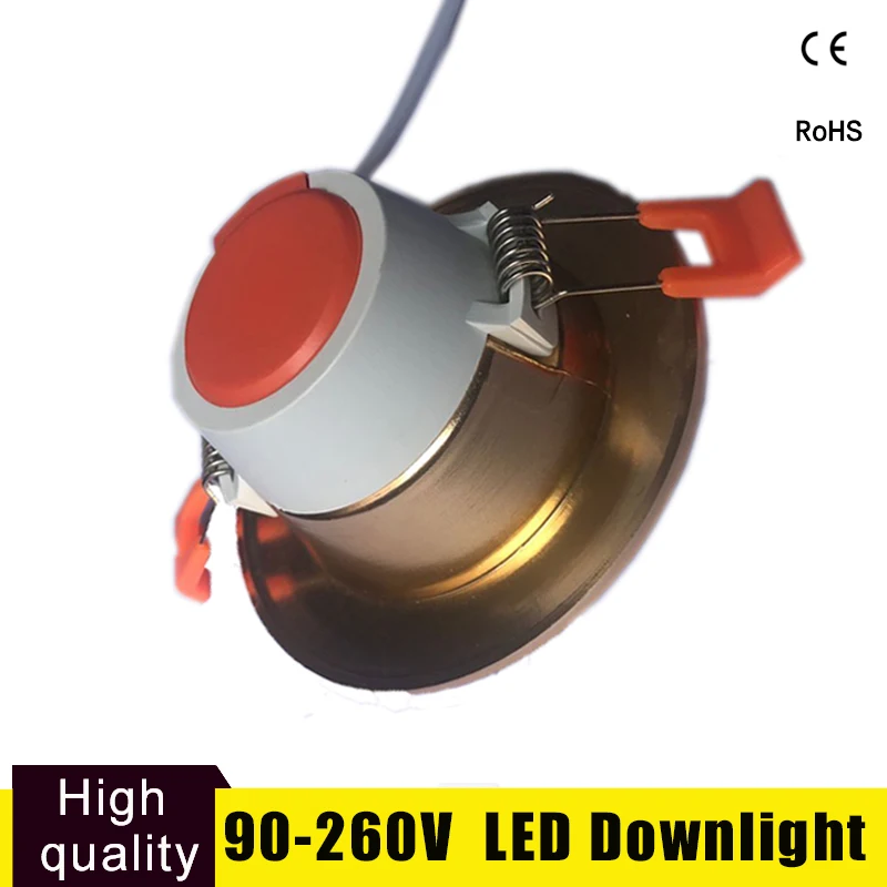 Focos Led Techo Светодиодный светильник Точечный светильник 15 Вт 12 Вт 9 Вт 5 Вт 3 Вт круглый встраиваемый светильник 220 в 230 в 240 В потолочный светильник для спальни и кухни