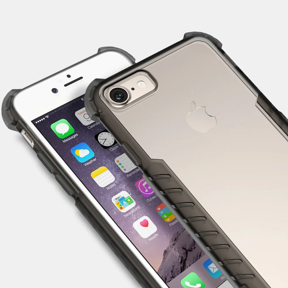 Противоударный пылезащитный прозрачный силиконовый чехол для iPhone X XS XR Max 8 7 6 S Plus
