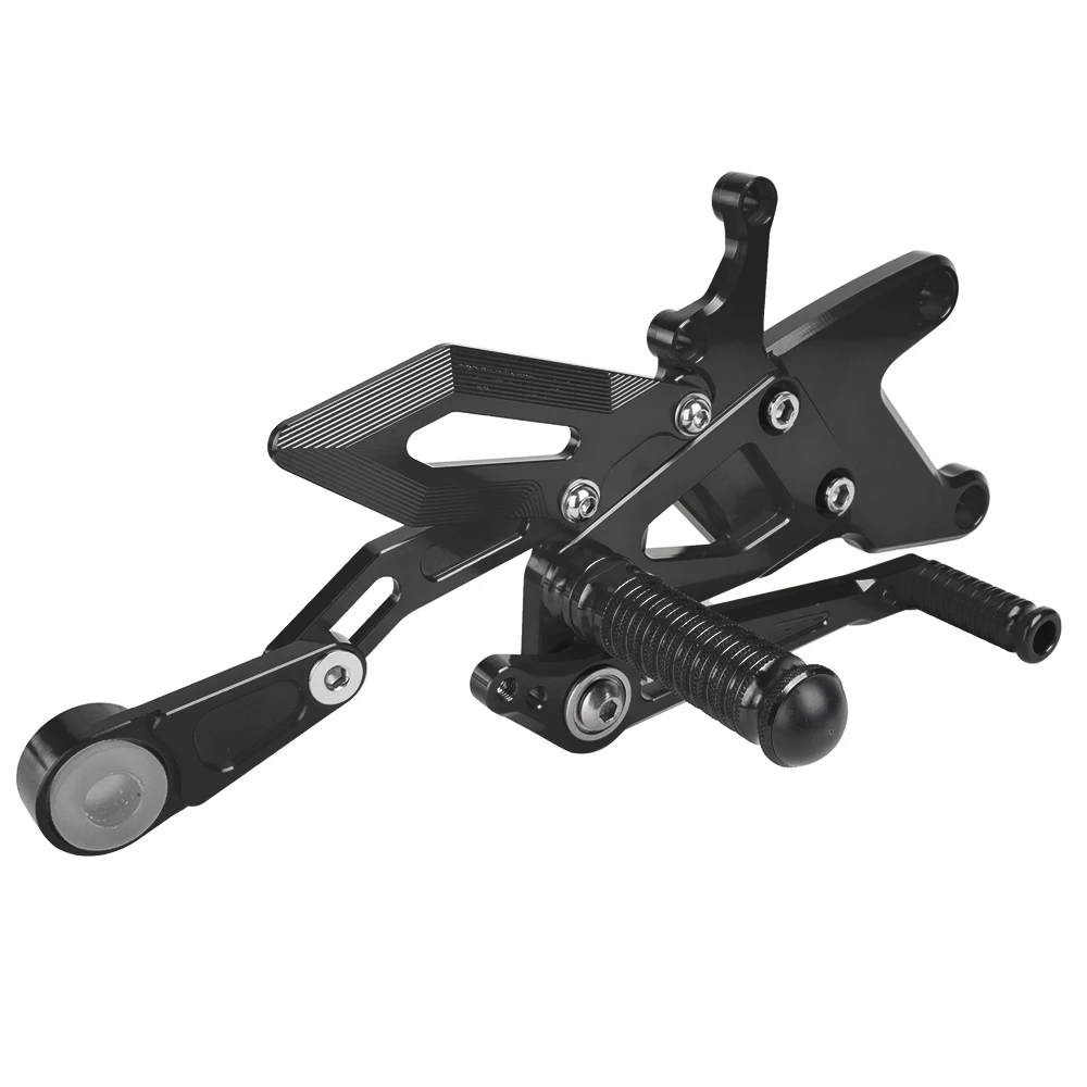 LJBKOALL YZF-R1 Мотоцикл с ЧПУ Алюминиевый Регулируемый Rearsets задние наборы подножки для YAMAHA YZF R1
