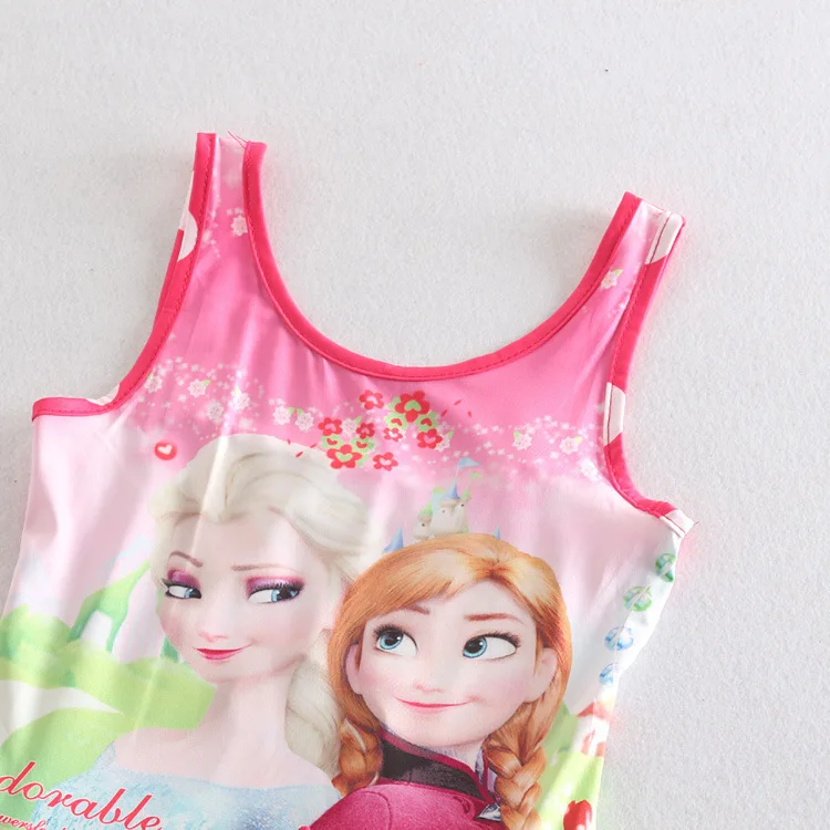 Retail! 2015 Swim Children Girls summer Swimsuit Bikini Wear wear Bodysuit clothing elsa &amp anna Free Shipping |