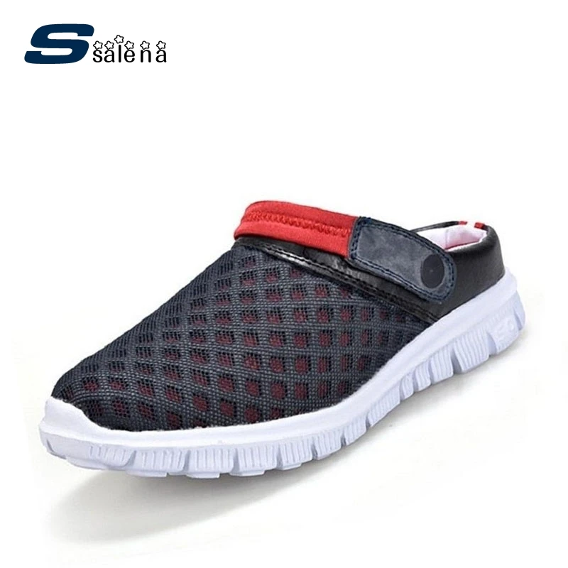 Новинка мужские сандалии шлепанцы с отверстиями для пар мюли и клоги садовая