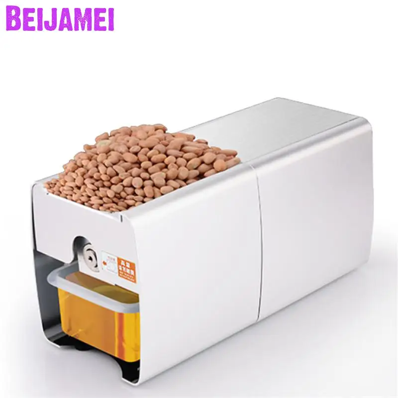 BEIJAMEI для домашнего использования небольшой пресс арахисового кунжутного масла