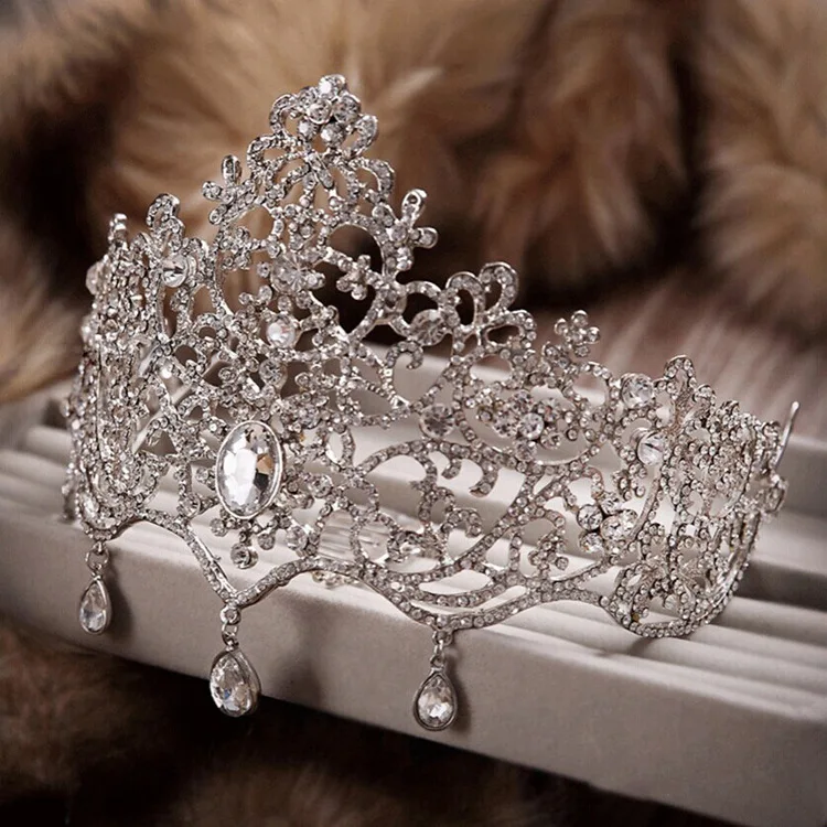 2017 модная большая Хрустальная свадебная тиара для женщин маскарадные короны