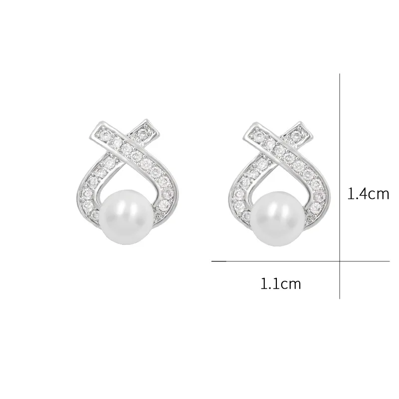 282 silver WEIMANJINGDIAN, Новое поступление, различные дизайны, кубический цирконий, CZ Кристалл, серьги-гвоздики для женщин, серебро/золото - Окраска металла: 282 silver