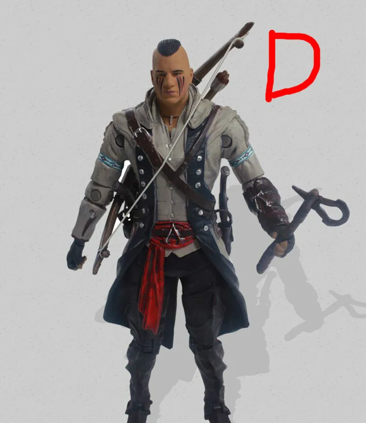Игрушки McFarlane Assassins Creed серии 4 Коннор Mohawk действий ботинки в стиле Эдвард Кенуэй