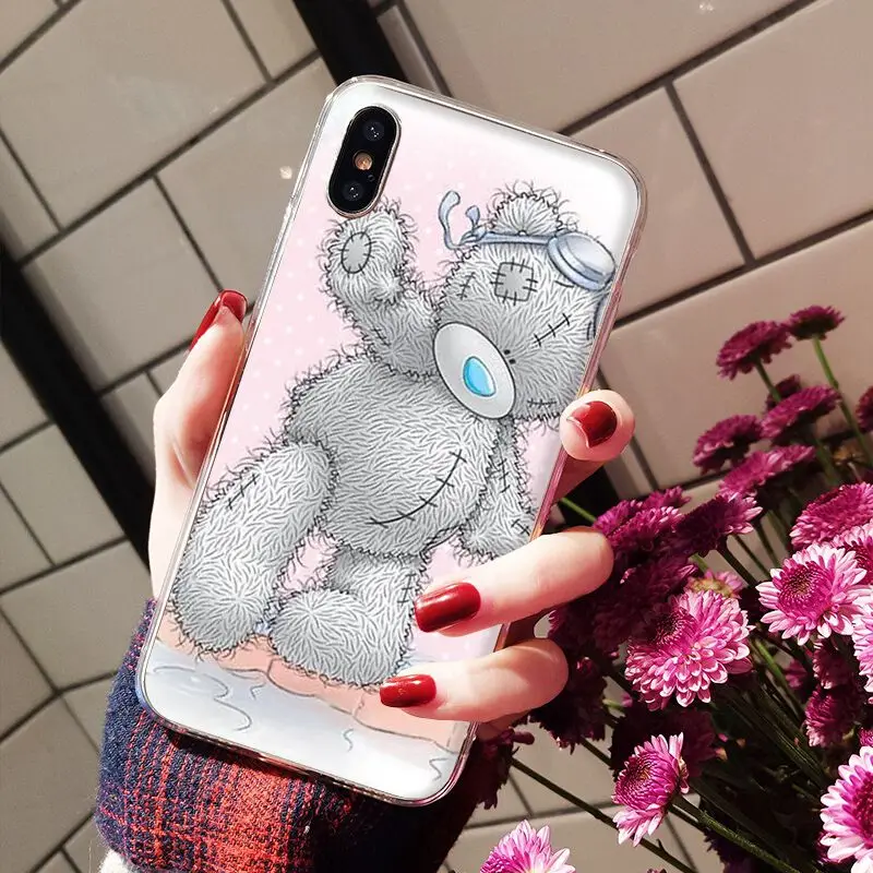 Babaite Tatty Teddy Bear Me To You Мягкий силиконовый прозрачный чехол для телефона для iPhone X XS MAX 6 6s 7 7plus 8 8Plus 5 5S SE XR